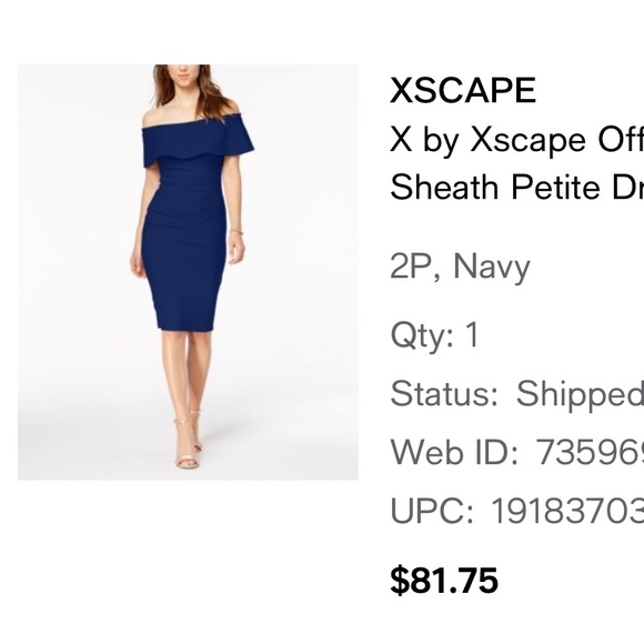 Strapless Off-Shoulder Dress - Picture 2 of 2